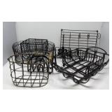 Metal Trays, Baskets and More