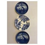Blue and White Decorative Plates