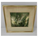 Watercolor Painting of Wildflowers