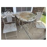 Metal Bistro Table