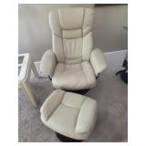 Modern Design Recliner and Ottoman