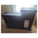 Wood Changing Table Chest with Storage