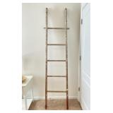 Rustic Wooden Hobby Shop / Library Ladder