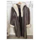 Full length Raccoon Fur Coat