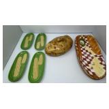 Decorative Platters and Potato Pot