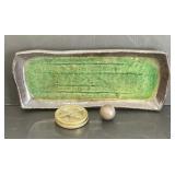 Antique Brass Compass and Musket Ball