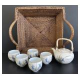 Arita-yaki Porcelain Tea Set From Nishimine Kiln