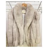 Blue Fox Fur Coat