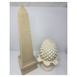 Decorative Obelisk and Pineapple