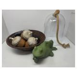 Decorative Ceramic Frog, Glass Home and More