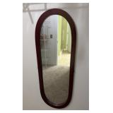 Elongated Oval Mirror