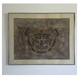 Framed Haida Print with Signature B