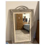Metal Framed Beveled Mirror