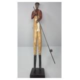Decorative Wooden Fly Fisherman