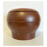 Chinese Lacquered Wood Food Bowl