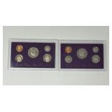 1989 and 1990 Proof Sets