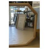 Oak Octagon Mirror