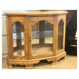 Glass Door Lighted Cupboard