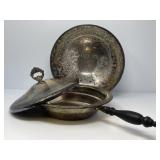 Tapestry EPNS Bowl, Oneida Covered Dish