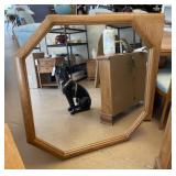 Oak Octagon Mirror