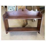 Dark Wood Wall Shelf