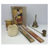 Vases, Bell, Candle Sniffer, Fans, More