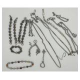 Silver Colored Costume Jewelry