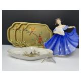 Royal Doulton Figurine, English Trays, Bowl