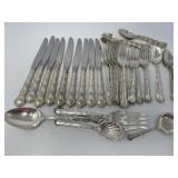 Reed & Barton Sterling Flatware, " Rose Arbor"