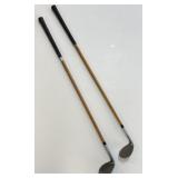 Vintage 1st and 3rd Calloway Hickory Stick Wedges