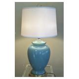 Teal Ginger Jar Lamp
