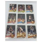 1979 Topps Assorted Basketball Cards, Set of 9