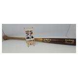 Rawlings Wooden Bat and Chipper Jones Card
