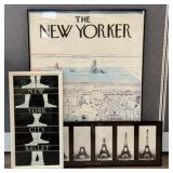 Three Prints, New York and Paris