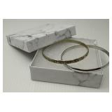 Two Sterling Bangles