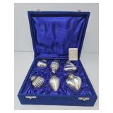 Set of Mercury Glass Ornaments