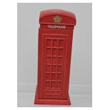 London Phone Booth Cast Iron Bank