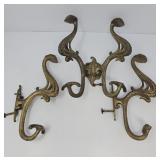 Cobra Style Antique Cast Metal Hat Hooks
