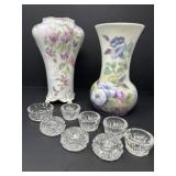 Bavarian Vases with Eight Salt Cellars