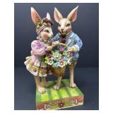 Jim Shore Rabbit Couple