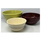 Bauer, McCoy and One Vintage Bowls
