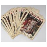 Twelve Cross Stitch and Country Crafts Magazines