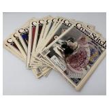 Twelve Cross Stitch and Country Craft Magazines