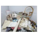 Needlework Kits, Canvases, Threads, Hoops