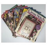 Twelve Cross Stitch and Needlework Magazines