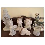 Ceramic Figurines and Snow Globes
