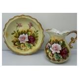 Norcrest Pottery Pitcher & Bowl Set