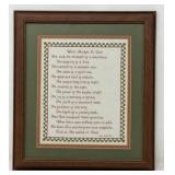 Needlework Framed Art