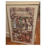 Framed Posters and Prints Floral Seashells