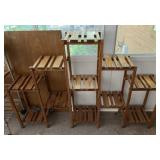 Tiered Wooden Plant Stand